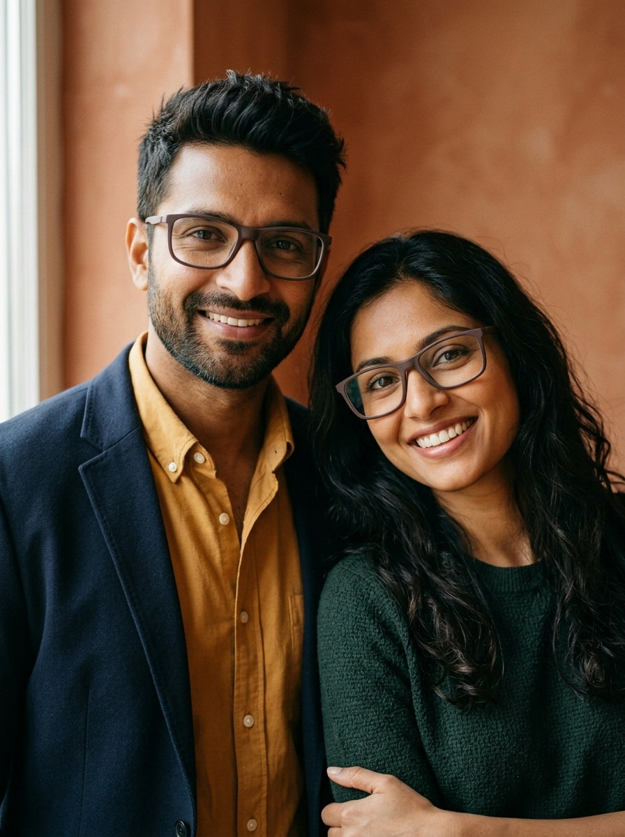 Seoulix Featherlite | Terracotta | Lightweight Blue Block Glasses